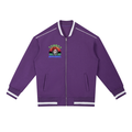 Contrast Piping Zip Bomber Jacket