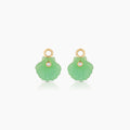 Coquille Chrysoprase Shell Earring Charms