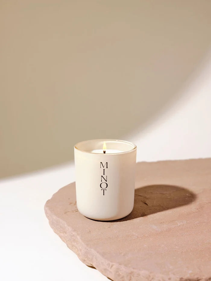 Cove is a calming, non-toxic lavender scented candle with sage and cedarwood fragrances