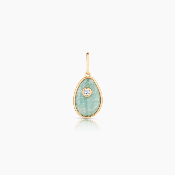 Cowrie Amazonite Shell