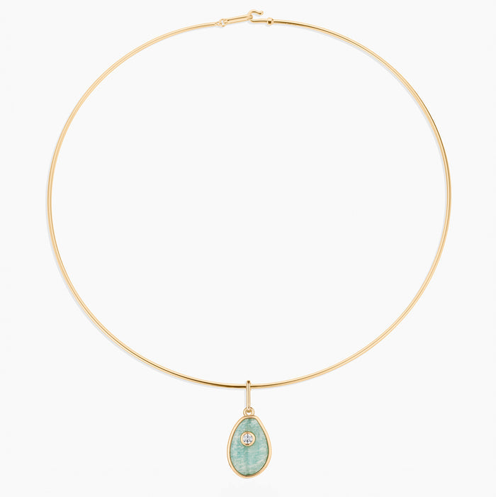 Cowrie Amazonite Shell