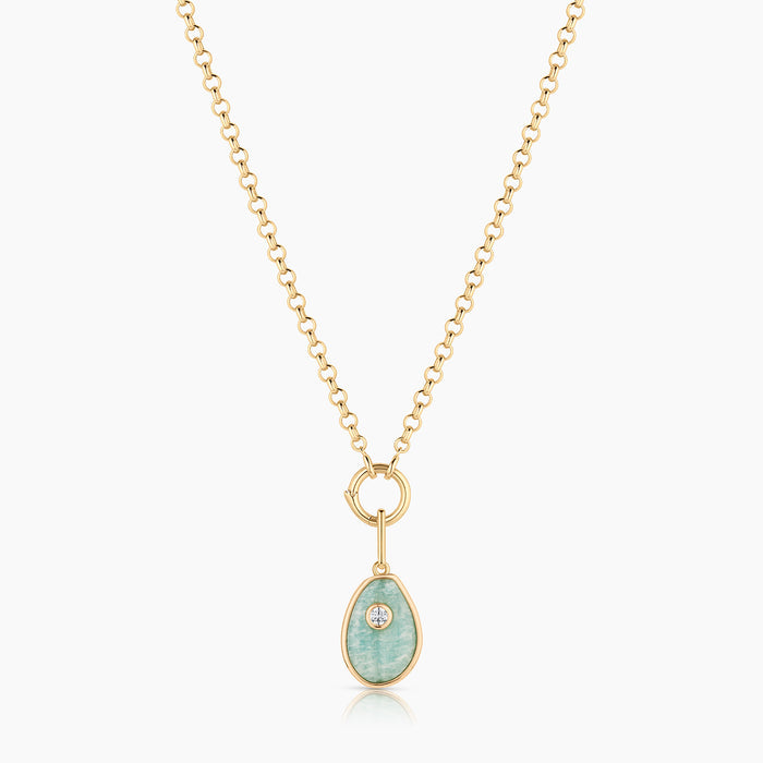 Cowrie Amazonite Shell