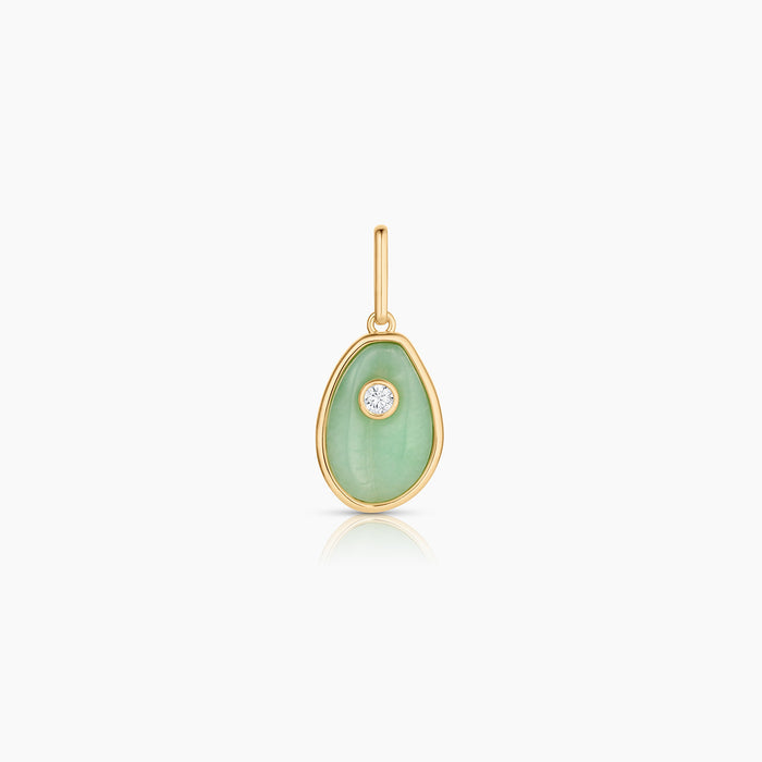 Cowrie Chrysoprase Shell