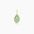 Cowrie Chrysoprase Shell