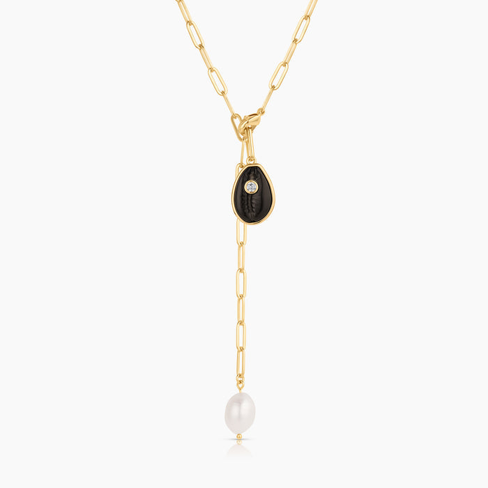 Cowrie Onyx Shell