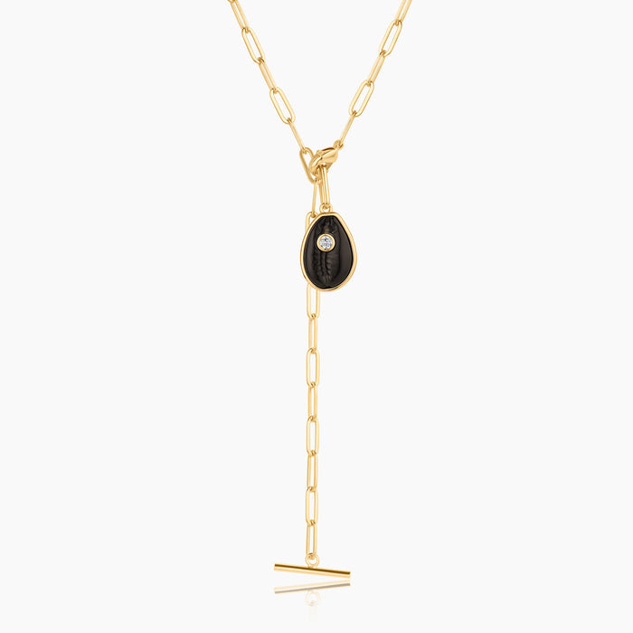 Cowrie Onyx Shell