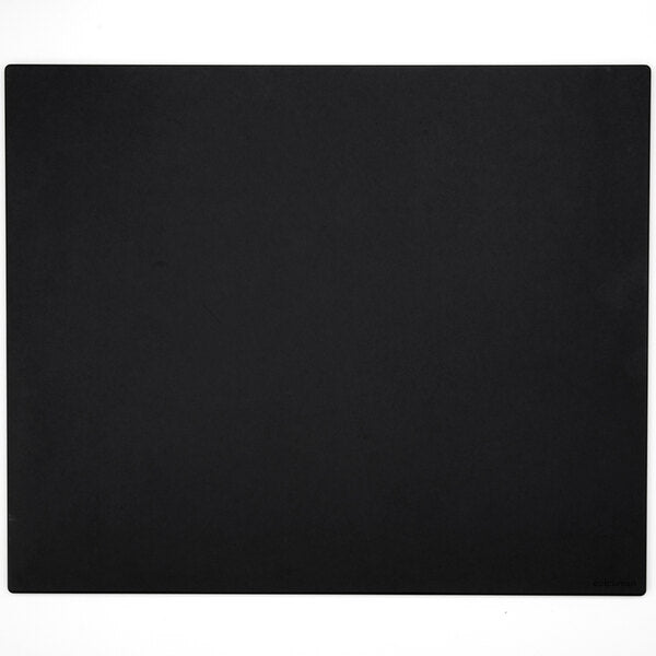 Top-down view of Cut & Serve Board showcasing slate-colored richlite surface, 17 3/4 x 14 x 1/4 inch, on white background