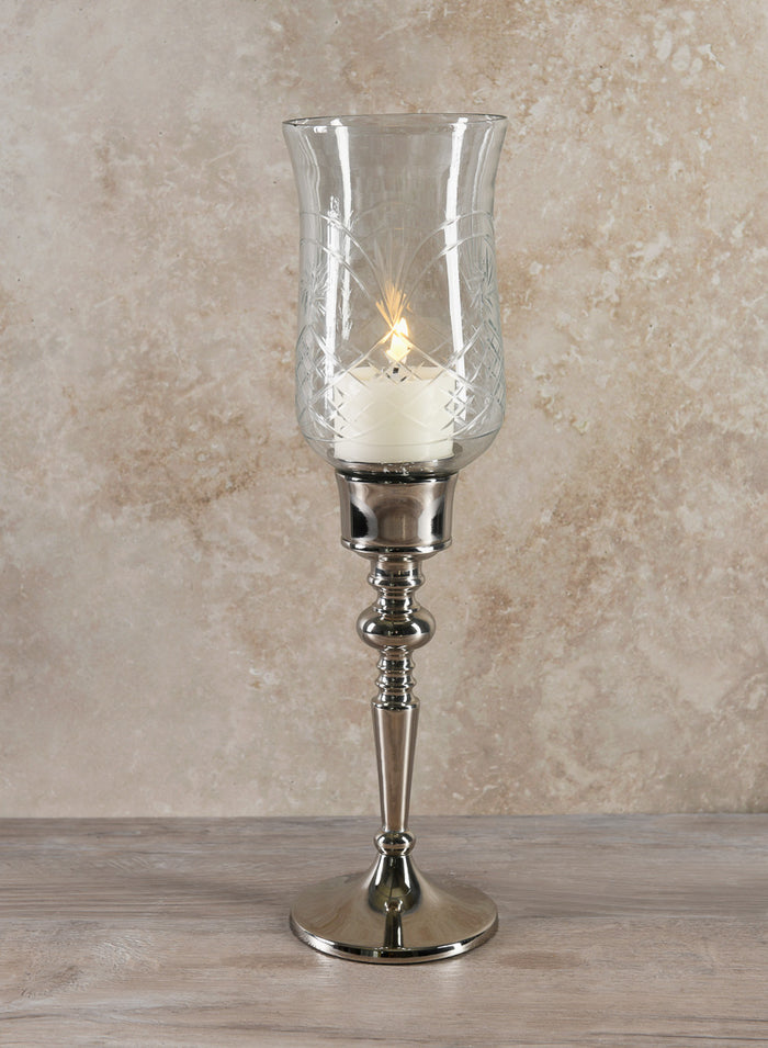Dalia Hurricane Candle Stand Decor Jamali Garden