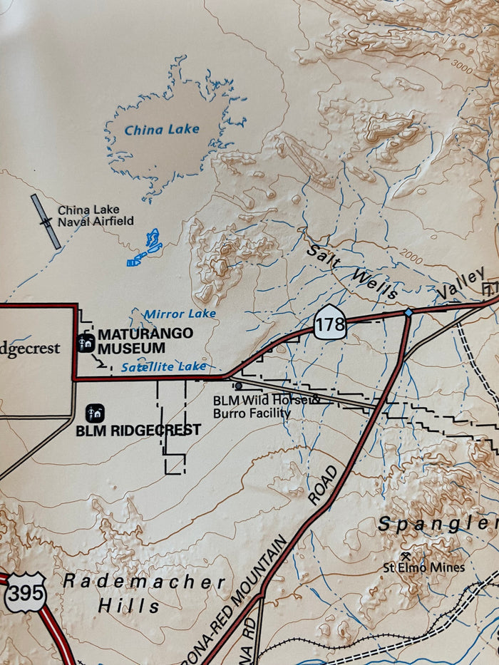 Death Valley National Park Map