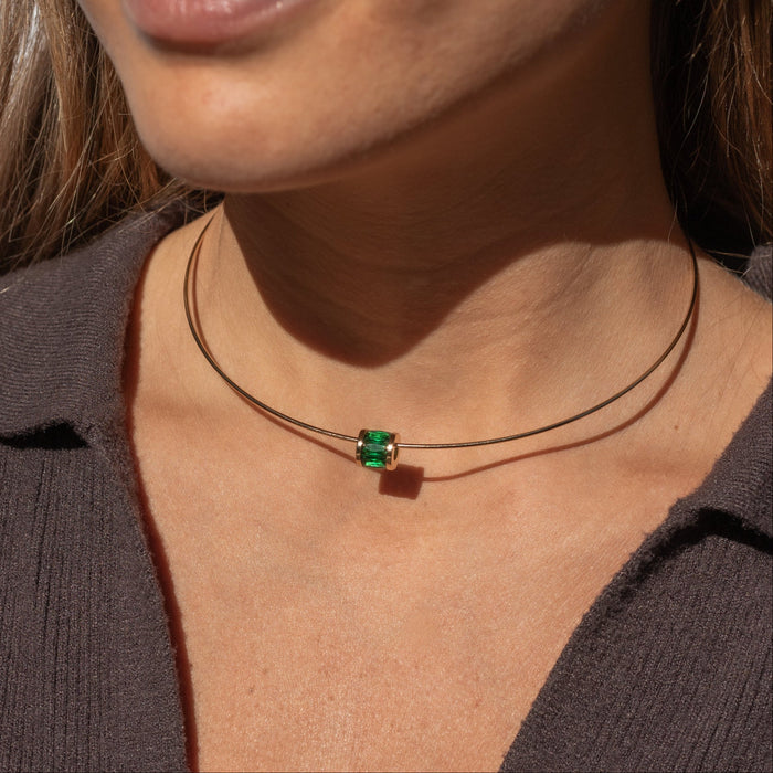 Delphin Green Bead