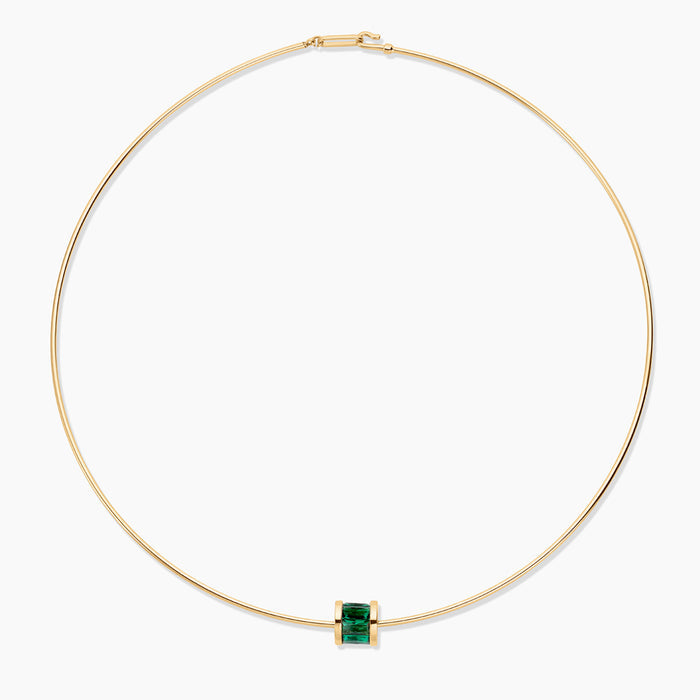 Delphin Green Choker Necklace