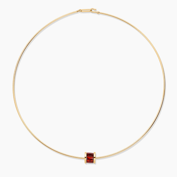 Delphin Red Choker Necklace