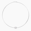 Delphin Silver Choker Necklace