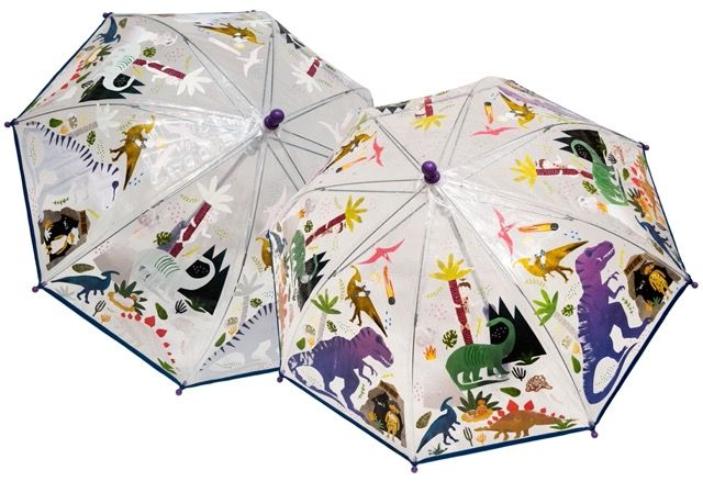 Dino Transparent Color Changing Umbrella