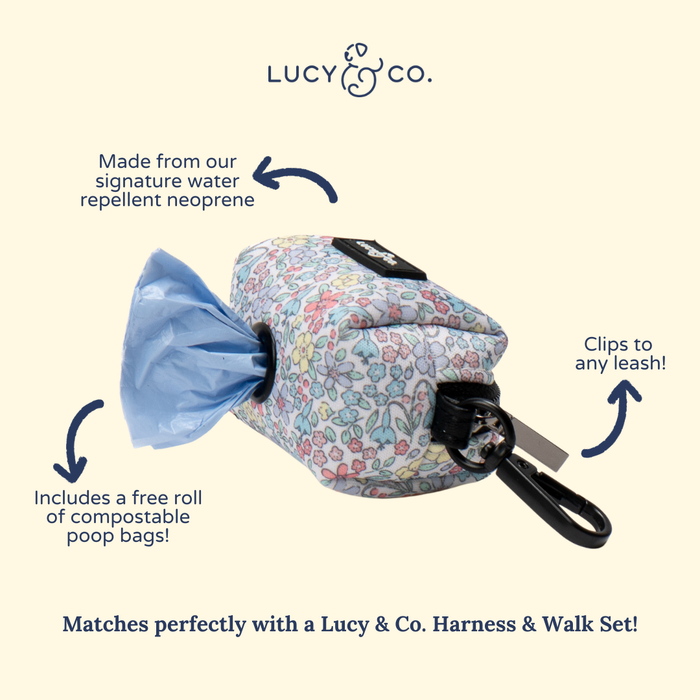 Ditsy Daydream Poop Bag Holder