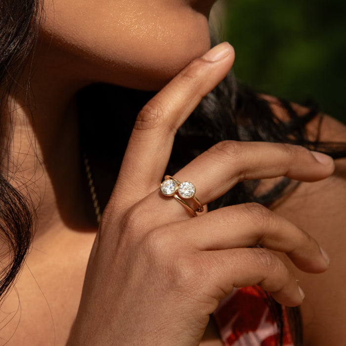 Dottie Double Ring