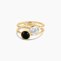 Dottie Mixed Double Ring