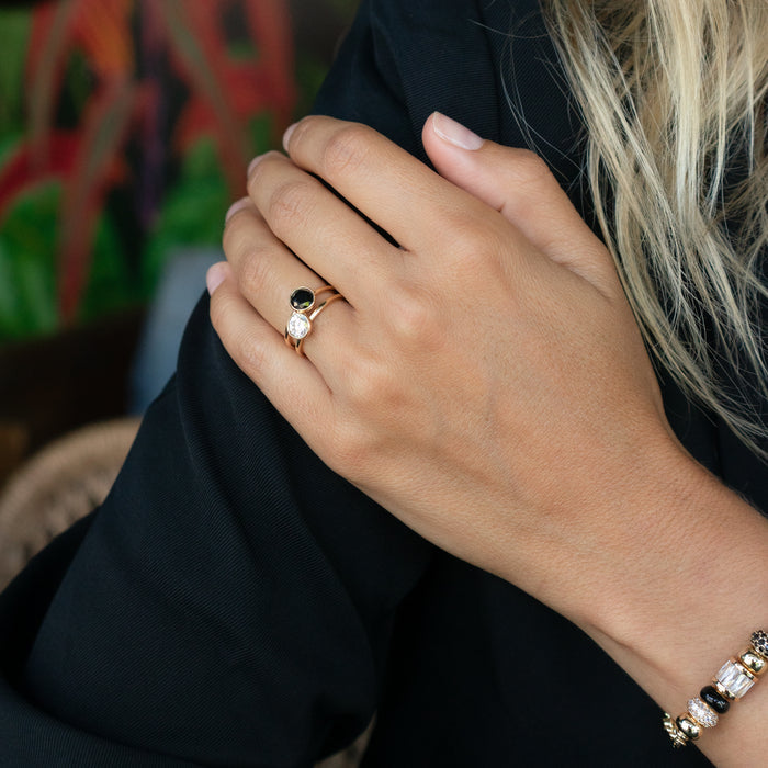Dottie Mixed Double Ring