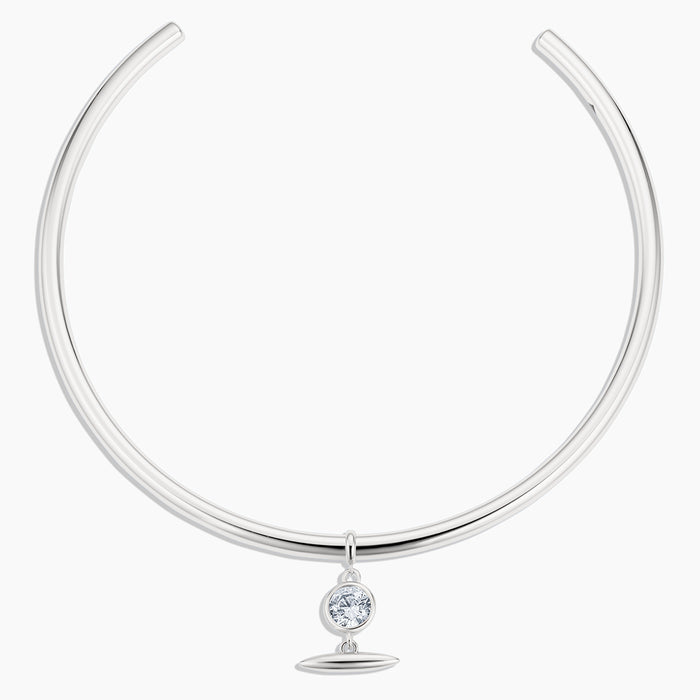 Rhodium Plated / Ora Chunky Choker
