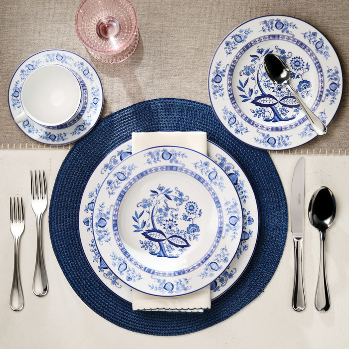 Dulce 8.5 ounce Tea Cup and Saucer 6 Piece Set