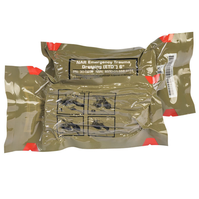 Emergency Trauma Dressing, 6 in