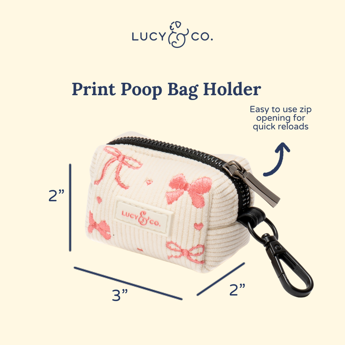 Ever So Sweet Corduroy Poop Bag Holder