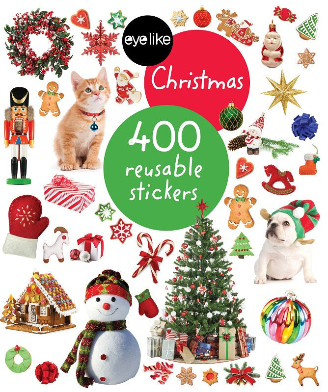 Eyelike Reusable Stickers: Christmas