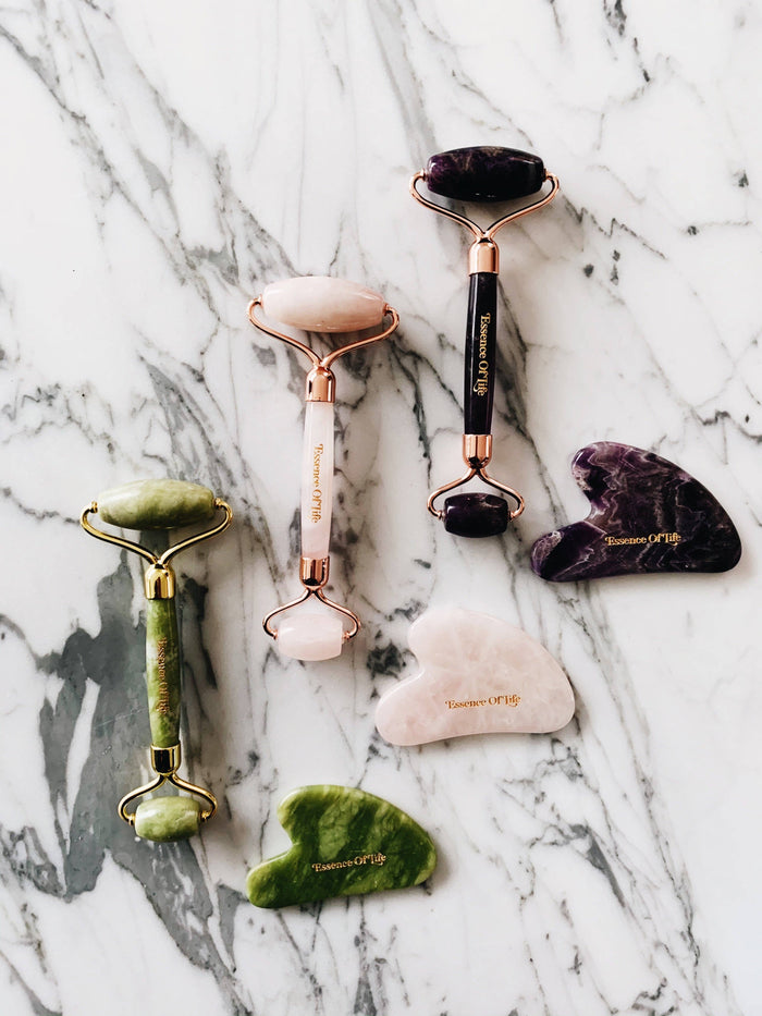 Facial Roller Tool, 100% Authentic Jade