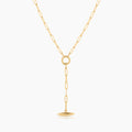 Finn Paperclip Toggle Lariat Necklace