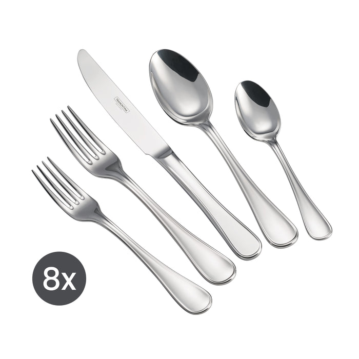 Firenze 18/10 Stainless Steel 45 Piece Flatware Set