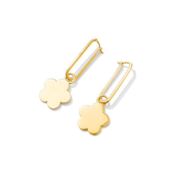 Flora Hoop Earrings
