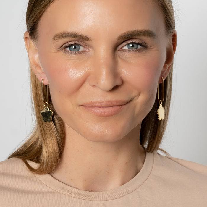 Flora Hoop Earrings