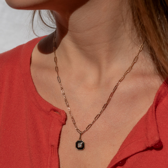 Florence Black Enamel