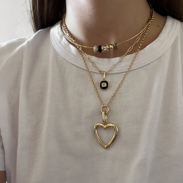 Florence Black Enamel
