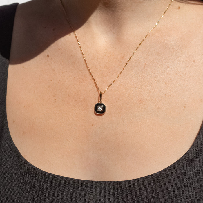 Florence Black Enamel