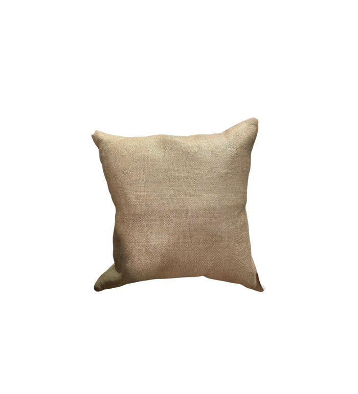 Foil Burlap Pillow