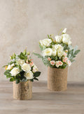 Forest Log Wood Vase Decor Jamali Garden