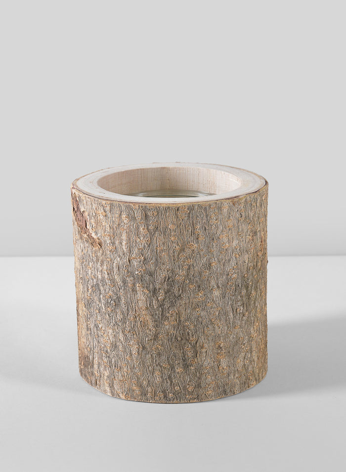 Forest Log Wood Vase Decor Jamali Garden
