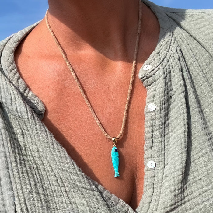 Fortuna Howlite Fish Bail