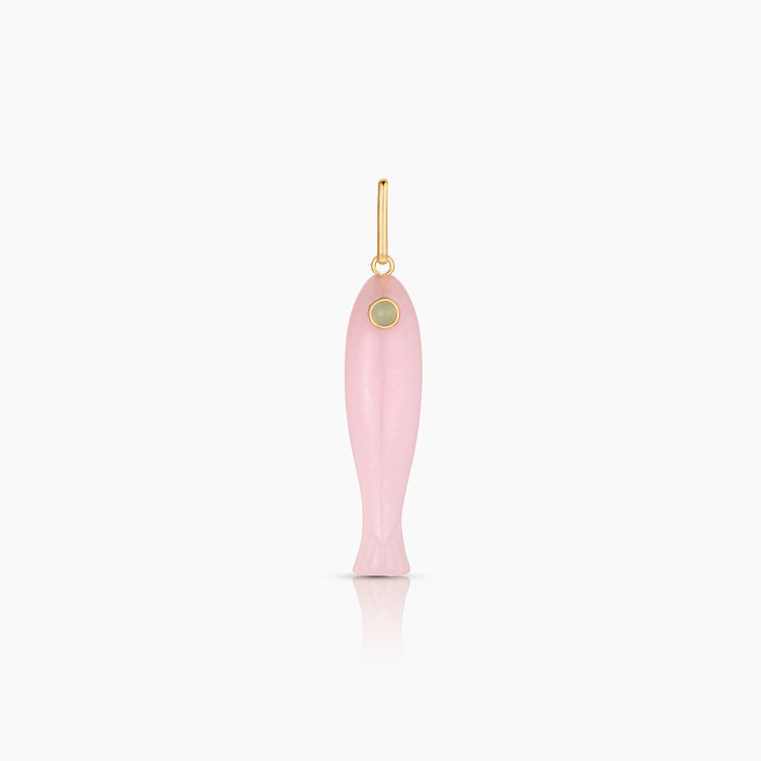 Fortuna Pink Jade Fish