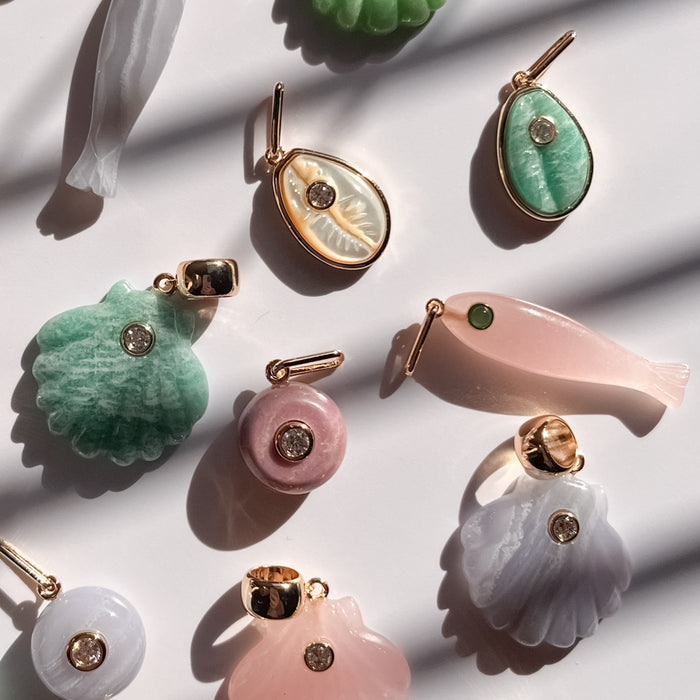 Fortuna Pink Jade Fish