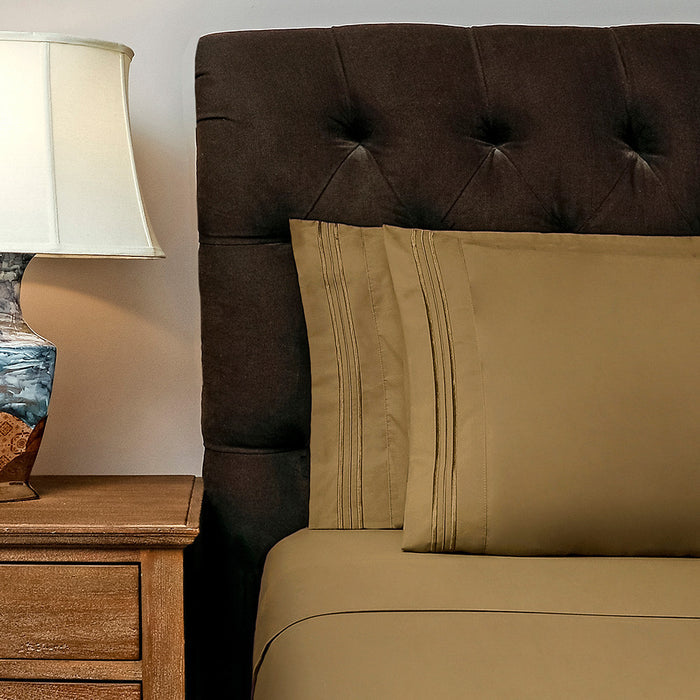 Full Sheets, 1800 Thread Count Ultra-Comfort, Deep Pocket, Hypoallergenic Sheets