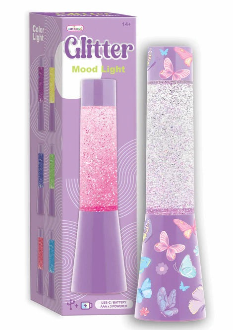 Glitter Mood Light: Tie Dye Butterfly