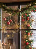 Gold Starburst Ornament Decor Jamali Garden