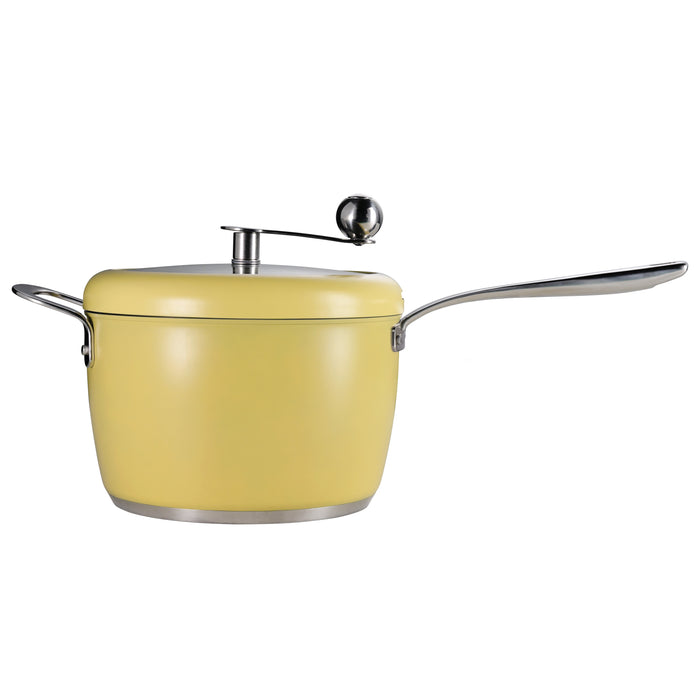Golden Pop Stainless Steel Stovetop Popcorn Popper