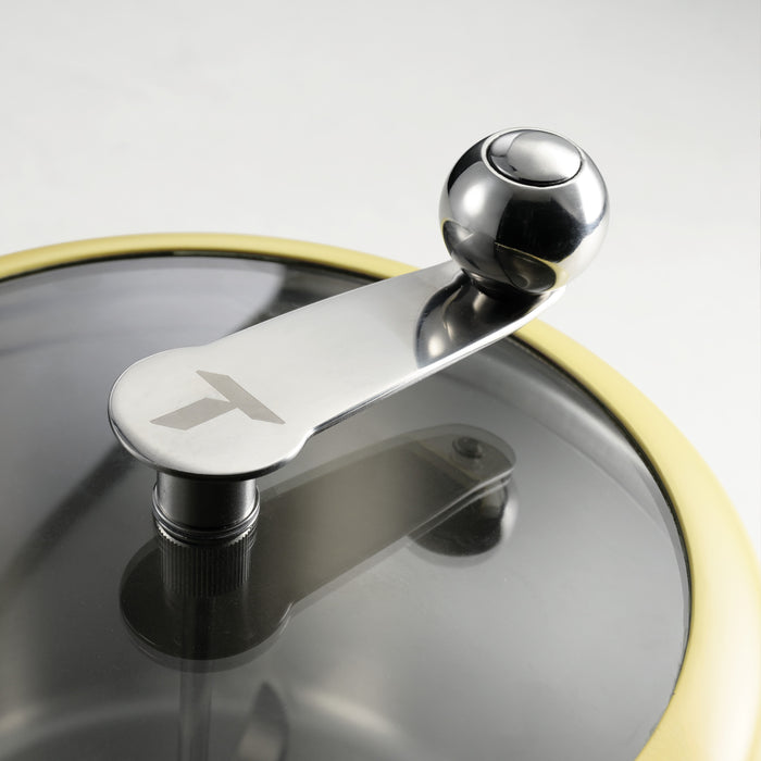 Golden Pop Stainless Steel Stovetop Popcorn Popper