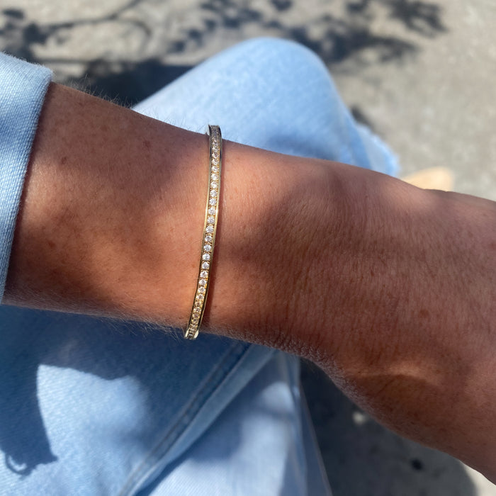 Goldie Pavé Cuff Bracelet