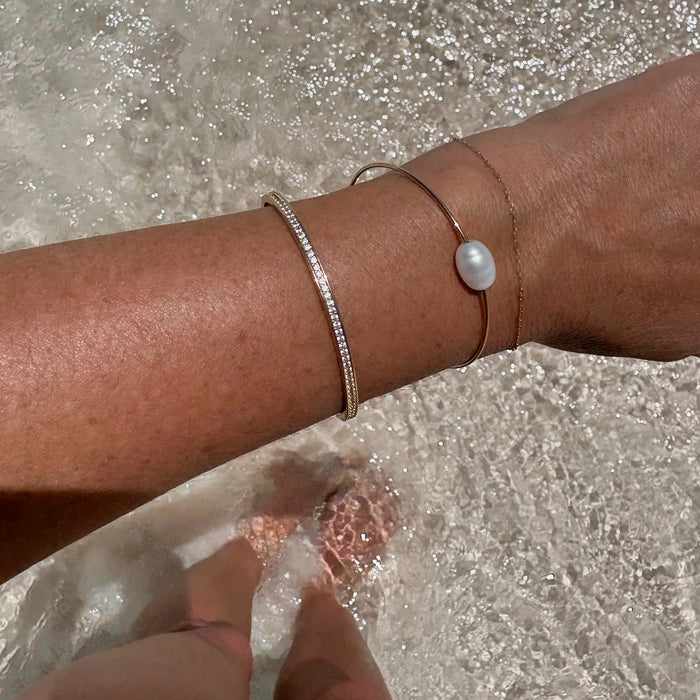 Goldie Pavé Cuff Bracelet