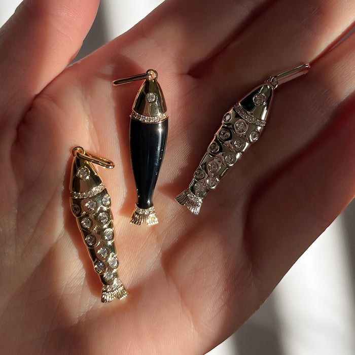 Goldie Pavé Fish