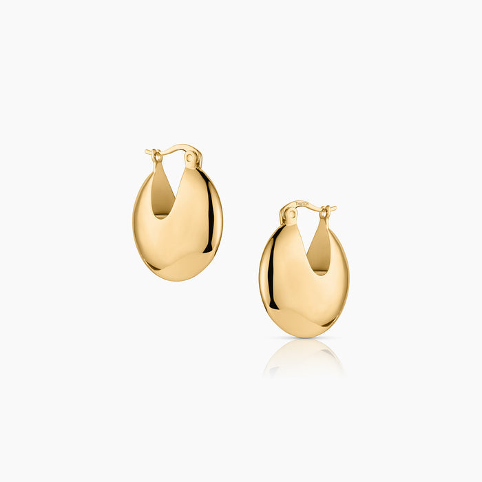 Good Fortune Hoop Earrings